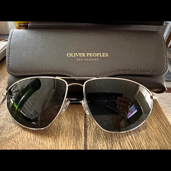 Oliver Peoples Aviator Sunglasses